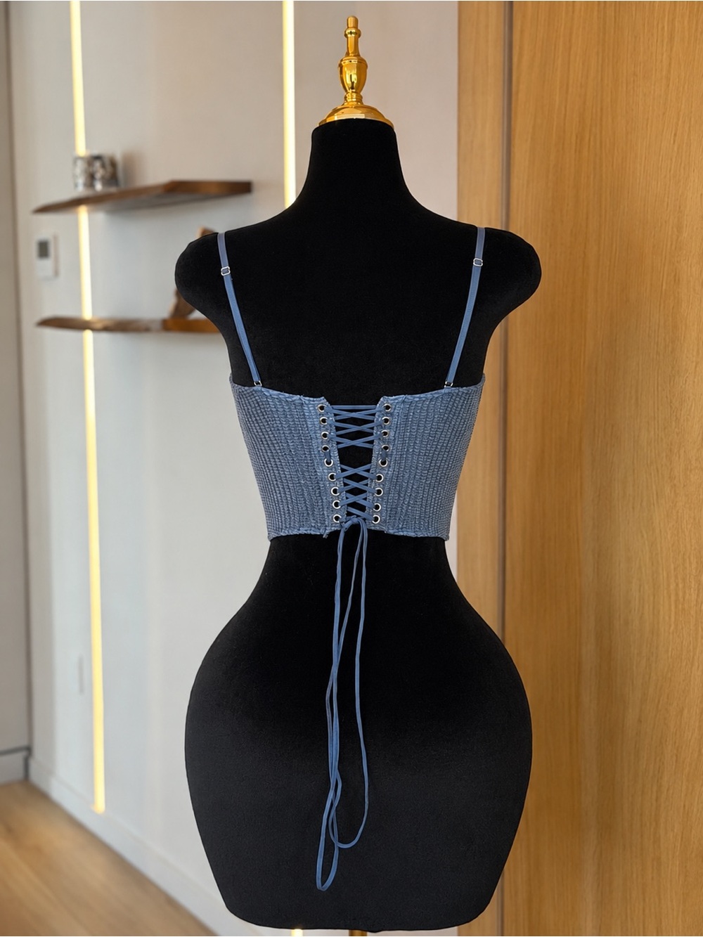 Urban Outfitters Y2K Coastal Granddaughter Corset Top | Cool Girl Muse - Picture 4 of 5